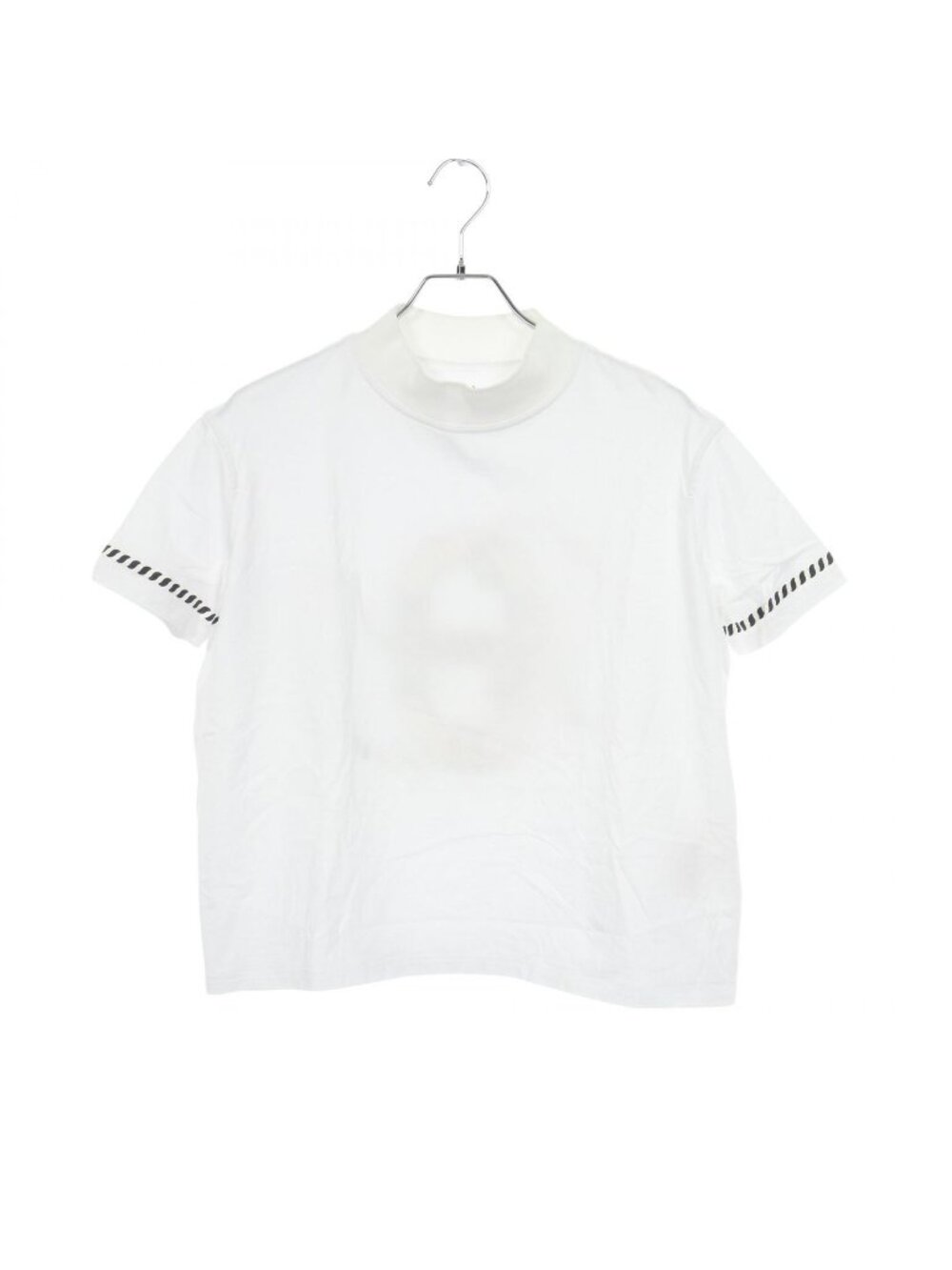 Hermes Short Sleeve T-Shirt Cartouche White Cotton Top